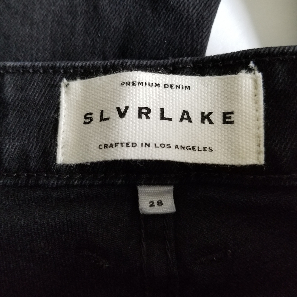 Slvrlake Crystal Bootcut Leg Jeans Size 28 Black - Picture 6 of 9